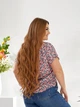 Блузка жіноча DEMMA 660 50-52 Кружочки - зображення 5