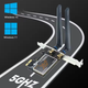 Адаптер FENVI WiFi 6 PCIe 1800 Мбіт/с AX1800 Бездротовий настільний Bluetooth 5.2 802.11AX Dual Band 2.4G/5G - зображення 3