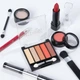 Набір декоративної косметики в алюмінієвому кейсі із дзеркалом Makeup set MC1488 Сріблястий - зображення 6