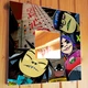 Декоративное зеркало "Группа Gorillaz" подарок для фанатов музыки, украшение интерьера в бар, клуб, студию, караоке - изображение 1