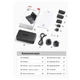 Беспроводная микрофонная система Ulanzi Vijim A100 Wireless Lavalier Microphone Type C UV-A014A A100 Black - изображение 7