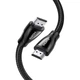 Кабель UGREEN HD140 HDMI to HDMI M-M 3м V2.1 With Braid 8K 60Hz 4K 120Hz Black (80404) - изображение 3
