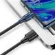 Кабель UGREEN US184 USB3.0 AM to Type-C M 2м 3A 18W нікельоване алюмінієве обплетення Black (20884) - зображення 2