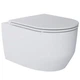 Унітаз підвісний Devit Art 3.0 3030140 безобідковий з кришкою soft-close, Vortex Flush, білий глянець - изображение 2