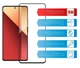 Захисне скло для Xiaomi Redmi Note 13 Pro (4G) / проклеювання по всій площині екрану - зображення 2