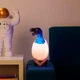 Ночник-светильник Динозаврик в яйце 3D Dinosaur White+RGB Настольная аккумуляторная LED лампа с пультом 11821/5 - изображение 6
