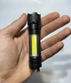 Ручной фонарик BL-529B SMD + COB с боковой панелью, встроенный аккумулятор, от USB - изображение 2