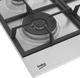Варильна поверхня газова BEKO HIAW64225SX - зображення 6