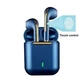 Беспроводные Bluetooth наушники TWS J18/ синие - изображение 9