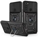 Протиударний броньований чохол із захистом камери для Xiaomi Redmi Note 8 Armor Case Keysion black - изображение 1