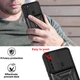 Протиударний броньований чохол із захистом камери для Xiaomi Redmi Note 8 Armor Case Keysion black - изображение 9
