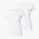 Zestaw koszulek damskich bawełnianych Levi's 74856-0015 L 2 szt Biały - obraz 1