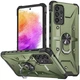 Чехол Epik Pathfinder Ring для Samsung Galaxy A13 4G / A23 4G / M13 4G / M23 5G / A04s Ударопрочный Зеленый / Army Green - изображение 3