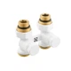 Узел нижнего подключения радиатора Raftec WHITE прямой 1/2'х3/4' DHRKS11-W - изображение 1