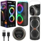 Аккумуляторная Bluetooth колонка мини чемодан с подсветкой MS-3637BT FM-радио - изображение 1