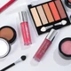 Набір декоративної косметики в алюмінієвому кейсі із дзеркалом Makeup set MC1488 Сріблястий - зображення 10