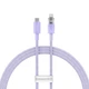 Кабель Baseus Explorer USB Type C - Lightning 1 м Purple (CATS010205) - изображение 1