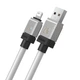Кабель Baseus CoolPlay Series Fast Charging Cable USB to iP 2.4A 1m White (CAKW000402) - изображение 3