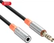 Кабель AUX XO NB-R269A AUX 3.5мм - AUX 3.5мм 1 м Black (NB-R269A.black) - зображення 2
