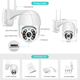 Камера поворотная ICSee 4Mp 3,6mm WiFi TF пластик mic spk (0676) - изображение 6