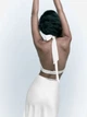 Кроп топ женский Zara 4661/103 M Белый (04661103250035) - изображение 6