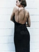 Платье женское Zara 5039/157 M Черное (05039157800039) - изображение 6