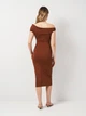 Платье женское Zara 5039/466 S Коричневое (05039466700020) - изображение 2