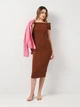 Платье женское Zara 5039/466 S Коричневое (05039466700020) - изображение 3