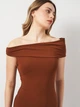Платье женское Zara 5039/466 S Коричневое (05039466700020) - изображение 4