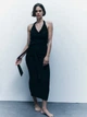 Платье женское Zara 5584/180 L Черное (05584180800049) - изображение 5