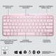 Клавиатура беспроводная Logitech MX Keys Mini Wireless Illuminated UA Rose (920-010500) - изображение 6