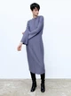 Платье миди осеннее женское Zara 2712/422 S Фиолетовое (02712422656021) - изображение 8