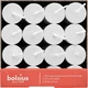 Столова свічка Bolsius rustic 270/23 біла - зображення 2