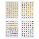Набір наліпок Смайлики Emoji 192 шт. LifeFLUX ⬩ наклейки для блокнота, щоденника та планера - зображення 1