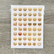 Набір наліпок Смайлики Emoji 192 шт. LifeFLUX ⬩ наклейки для блокнота, щоденника та планера - зображення 4