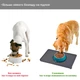 Силиконовый коврик под миски для кошек и собак PetCare 48х30 (Темно-серый) - изображение 4