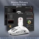 Геймерська акумуляторна бездротова (Bluetooth + 2,4G) миша Attack Shark X3PRO, PixArt PAW3395, 26000DPI, 8K, Black-ЧОРНИЙ (X3P-3395B) - зображення 8