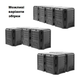 Четырехмодульный садовый компостер 1600л Prosperplast MODULE COMPOGREEN, IKLM1600C - изображение 5