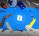 Силіконовий килимок Blade HQ Shop Mat для перебирання та заточування ножів Синій - зображення 3