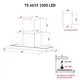 Витяжка Т-подібна Perfelli TS 6635 I/BL 1000 LED - изображение 12