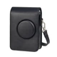 Чохол-сумка для фотоапарата Instax Mini EVO з ремінцем, чорний black (без фотокамери evo mini) case - зображення 1