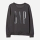 Свитшот на флисе женский GAP Relaxed Gap Logo 527422 XS Серый (1945446860) - изображение 5
