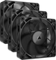 Wentylator Corsair iCUE Link RX120 MAX 120 mm PWM 3 Pack Black (CO-9051042-WW) - obraz 1