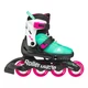 Коньки роликовые Rollerblade Microblade XT 2025 black-sea green 28-32 - изображение 2