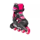 Коньки роликовые Rollerblade Microblade 2025 black-pink 33-36.5 - изображение 5