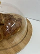 Тортівниця (блюдо) з кришкою d30см h11,5см Бамбук/Акрил - зображення 6