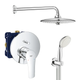Душова система прихованого монтажу зі змішувачем Grohe Grohtherm SmartControl (UA34614SC4) - изображение 1