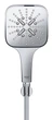 Душовий набір з тримачем, 3 режими струменю Grohe Rainshower SmartActive (26589000), хром, сталь, зі шлангом та тримачем - изображение 4