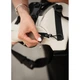 Велика жіноча поясна сумка бананка Sambag DynamicDart сіра - зображення 12