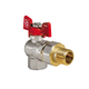 Кран з американкою 3/4" (Koer KR.228) кутовий (KR0018) - зображення 1
